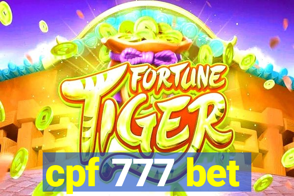 cpf 777 bet