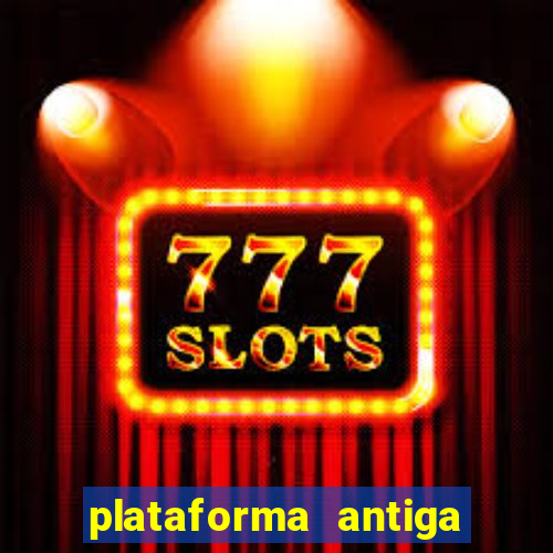 plataforma antiga de jogos