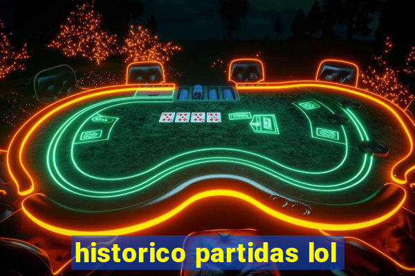 historico partidas lol