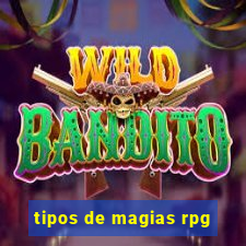 tipos de magias rpg