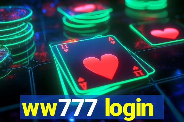 ww777 login