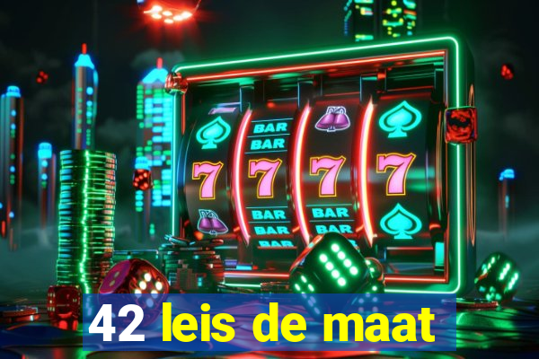 42 leis de maat